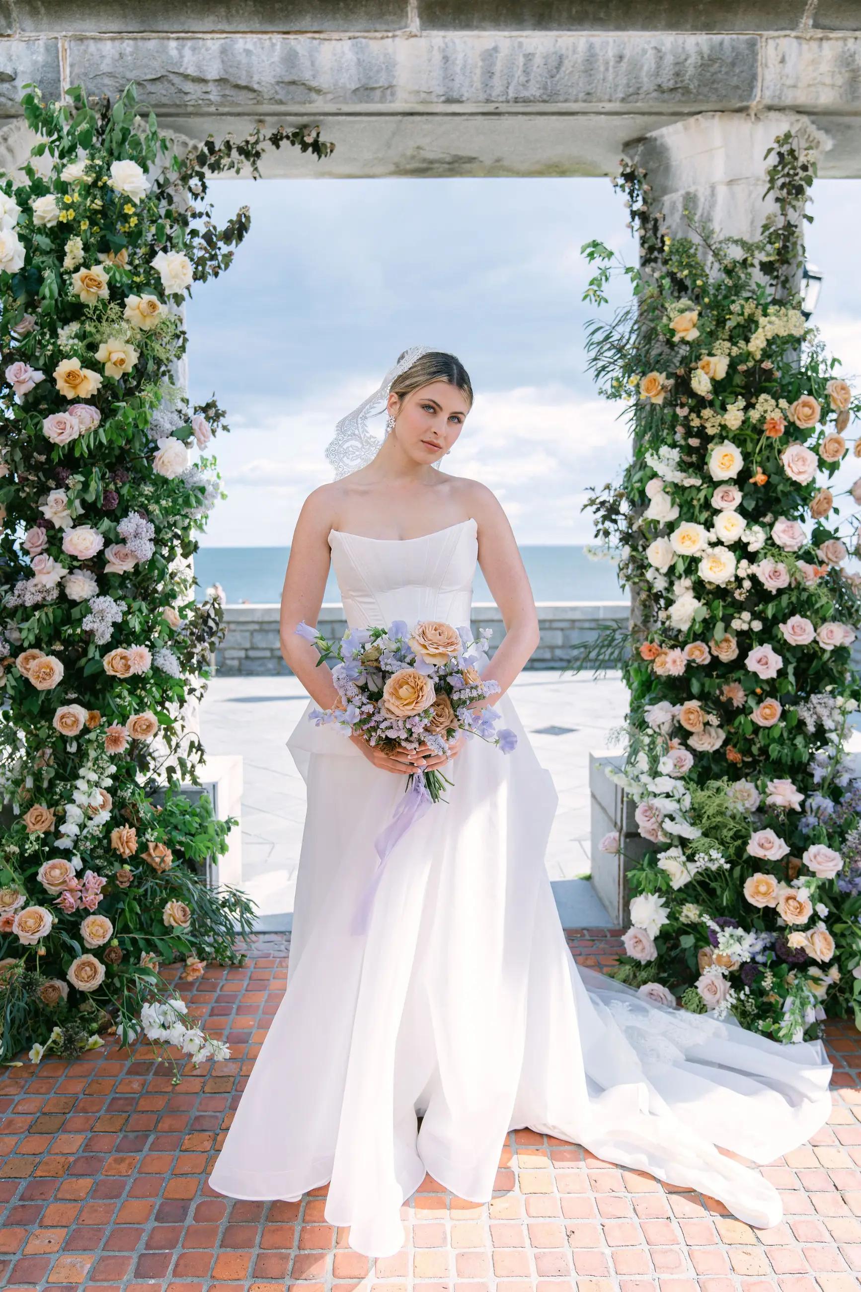 Waterfront Elegance: A Saint Bridal Gown at Branford House Image
