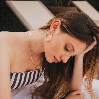 Mod and Jo Lola Hoops by Mod + Jo #1 default Gold thumbnail