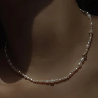 Mod and Jo Tegan Pearl Necklace by Mod + Jo #0 default Pearl thumbnail