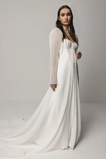 Saint Bridal Madeline Sleeves #1 default Off White thumbnail