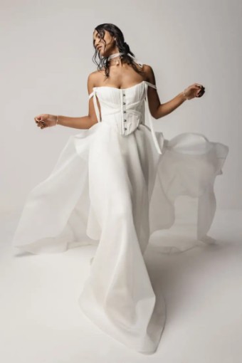Saint Bridal Odette Overskirt by Saint #0 default Off White thumbnail