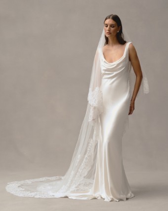 Alexandra Grecco Lena Veil by Alexandra Grecco #2 Off White thumbnail