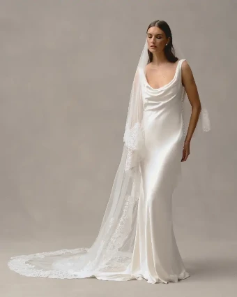 Alexandra Grecco Lena Veil #3 Off White thumbnail