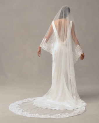 Alexandra Grecco Lena Veil by Alexandra Grecco #0 default Off White thumbnail