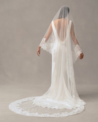 Alexandra Grecco Lena Veil #0 default Off White thumbnail