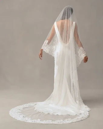 Alexandra Grecco Lena Veil #0 default Off White thumbnail