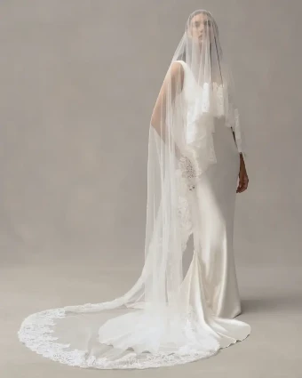 Alexandra Grecco Lena Veil #2 Off White thumbnail