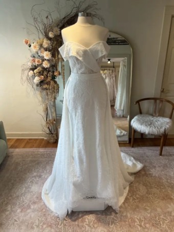 Made With Love Pia Overskirt by Made with Love #6 Ivory thumbnail