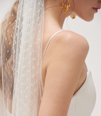 Alexandra Grecco Felix Veil by Alexandra Grecco #0 default Off White thumbnail