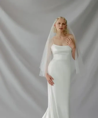 Alexandra Grecco Dove Veil #3 Off White thumbnail