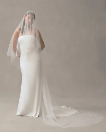 Alexandra Grecco Dove Veil by Alexandra Grecco #1 Off White thumbnail
