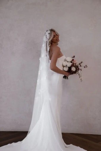 Made With Love Marley Veil by Made with Love #2 Ivory thumbnail