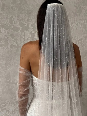 Made With Love Spencer Veil by Made with Love #4 default Ivory thumbnail