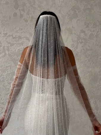 Made With Love Spencer Veil by Made with Love #2 Ivory thumbnail