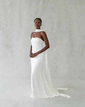 Alexandra Grecco Neck scarf #4 Off White thumbnail