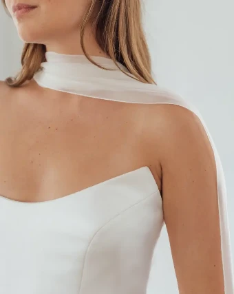 Alexandra Grecco Neck scarf #0 default Off White thumbnail