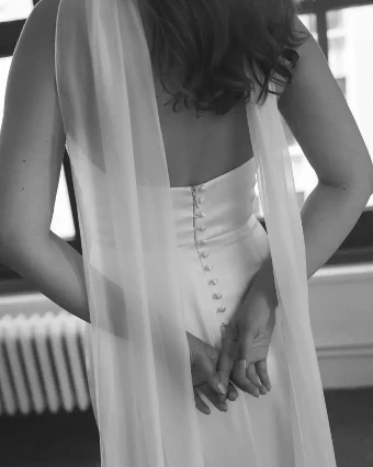 Alexandra Grecco Neck scarf #2 Off White thumbnail