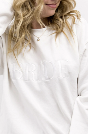 Heirloom Bridal Company BRIDE Sweatshirt by Heirloom Bridal #0 default Sand thumbnail