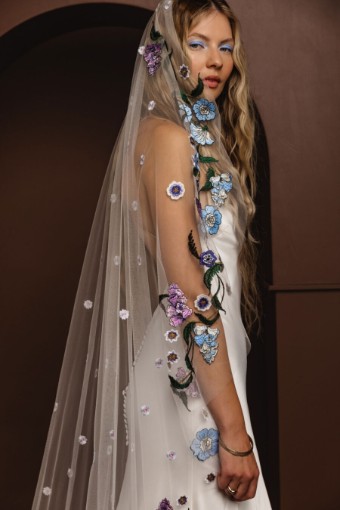 Rue de Seine Renea Veil by Rue De Seine #1 Azure Blue thumbnail