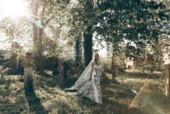 Rue de Seine Renea Veil by Rue De Seine #2 default Azure Blue thumbnail