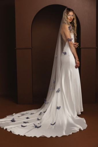 Rue de Seine Papillon Veil Azure Blue #1 Azure Blue thumbnail