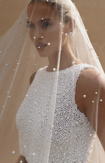 Anna Campbell Delta Veil by Anna Campbell #0 default Off White thumbnail