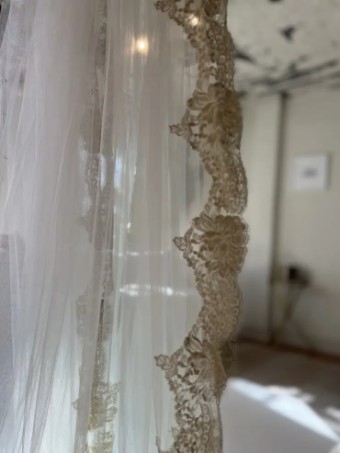 Sara Gabriel Headpieces Ellington Veil by Sara Gabriel #0 default White thumbnail