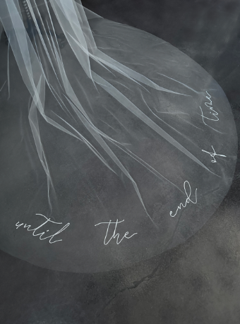 Sara Gabriel Headpieces Destiny Veil by Sara Gabriel #2 default Diamond White thumbnail