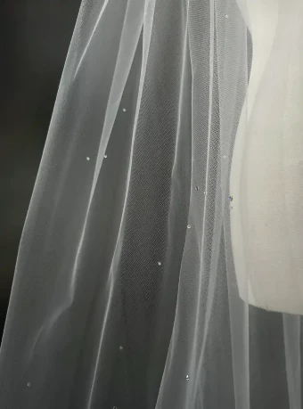 Sara Gabriel Headpieces Maxine Veil #0 default White thumbnail