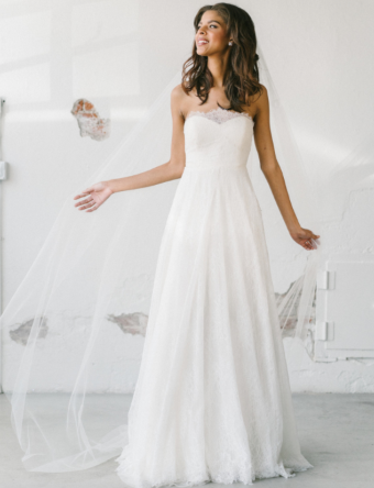 Sara Gabriel Headpieces Maxine Veil #3 default White thumbnail