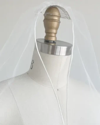 Sara Gabriel Headpieces Michelle Veil #0 default White thumbnail