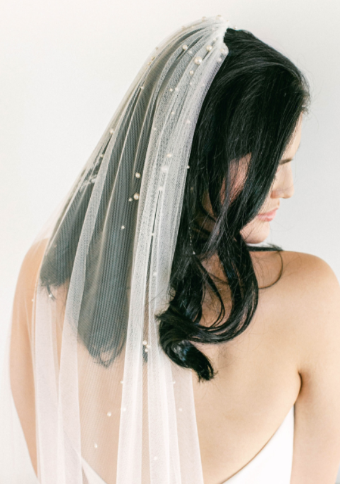 Sara Gabriel Headpieces Emma Veil - signature tulle - by Sara Gabriel #0 default White thumbnail