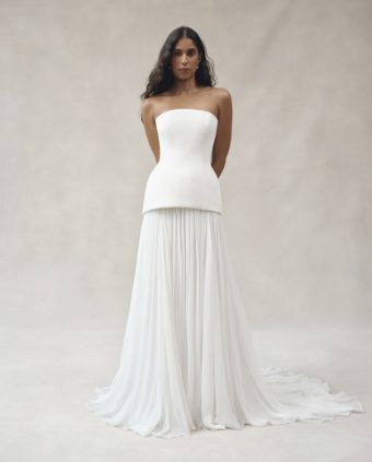 Alexandra Grecco Clara Drop Waist Corset #0 default Off White thumbnail