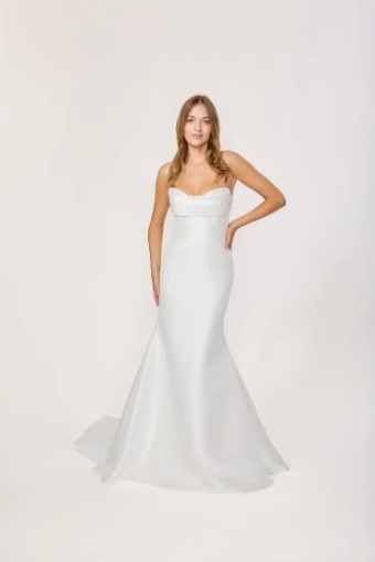 Alyssa Kristin Alexa Fitted Mikado by Alyssa Kristin #0 default Natural White thumbnail