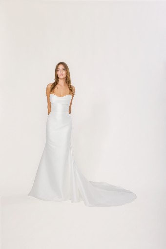 Alyssa Kristin Alexa Fitted Mikado #2 default Natural White thumbnail