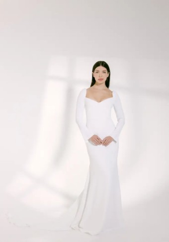 Alyssa Kristin Crepe Sleeves by Alyssa Kristin #0 default Natural White thumbnail