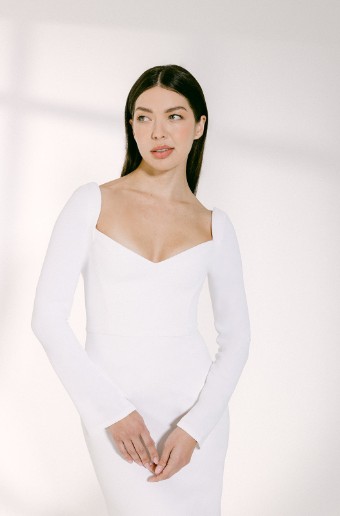 Alyssa Kristin Crepe Sleeves by Alyssa Kristin #1 default Natural White thumbnail