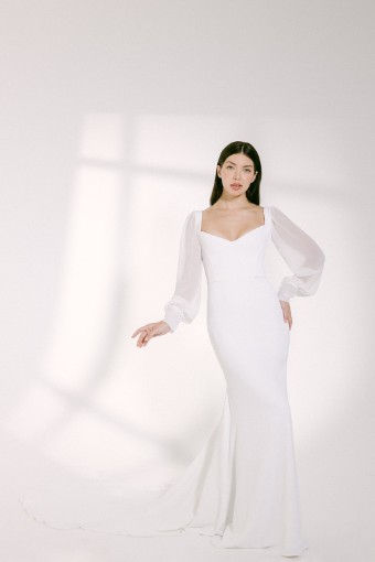 Alyssa Kristin Chiffon Sleeves by Alyssa Kristin #1 default Natural White thumbnail