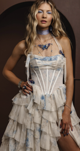 Rue de Seine Jacqueline Blue Rose by Rue De Seine #1 Blue Rose thumbnail