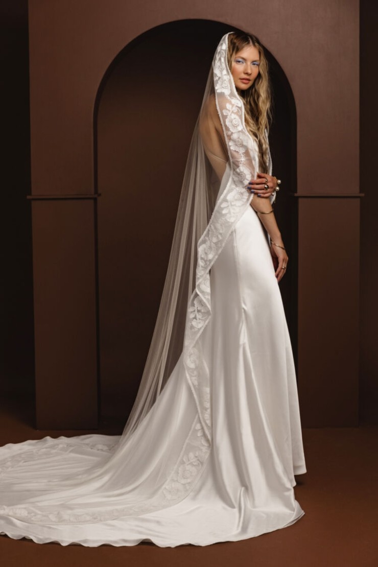 veil long sleeve wedding dress Wedding Veil Bridal Veil 280cm Ivory Tulle Grace Veil by Grace Loves Lace