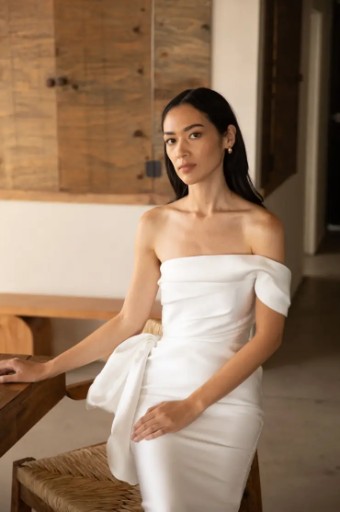 NEWHITE Sale Simone Dress by NEWHITE #4 Off White thumbnail