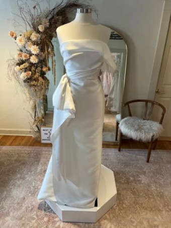 NEWHITE Sale Simone Dress by NEWHITE #5 Off White thumbnail