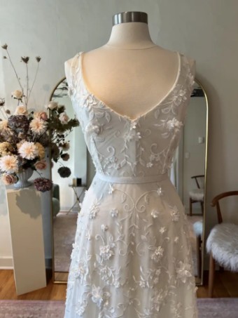 Anna Campbell Sale Amelie sleeveless by Anna Campbell #3 Ivory thumbnail