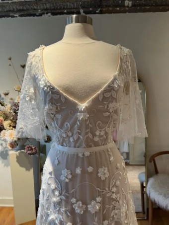 Anna Campbell Sale Amelie with sleeves by Anna Campbell #2 Beige thumbnail