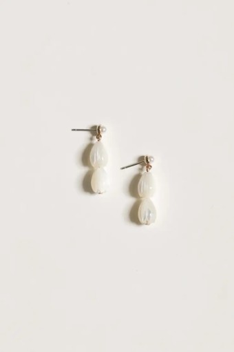 A.B. Ellie Mother of Pearl Stacked Drops by A B Ellie / HDWR #1 Pearl thumbnail