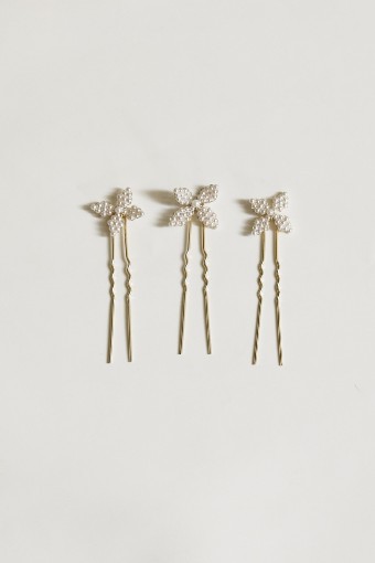 A.B. Ellie Harlow Hairpin Trio by A B Ellie / HDWR #1 Gold thumbnail