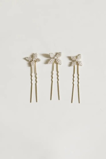 A.B. Ellie Harlow Hairpin Trio by A B Ellie / HDWR #1 Gold thumbnail