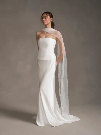 Alexandra Grecco Petite Floral Lace Scarf by Alexandra Grecco #0 default Off White thumbnail