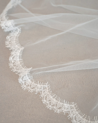 Alexandra Grecco Theo Veil #2 Off White thumbnail