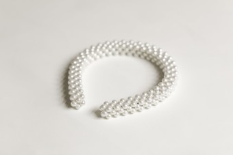 A.B. Ellie Perla Headband - sample for sale - by A B Ellie / HDWR #1 Pearl thumbnail